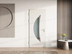 Vente-unique Puerta De Entrada|Puerta de entrada de aluminio Alt. 218 x L96 cm antracita - apertura derecha - DATELO