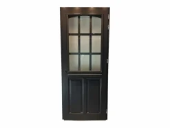 GD Menuiseries Puerta De Entrada|Puerta de Entrada de Madera Exo Modelo 'Alicia' 215X90 Zurda con Manilla y Barril sin manilla