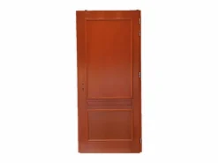 GD Menuiseries Puerta de Entrada Modelo Azafran Tamaño 215 X 90 Empuje Izquierdo sin manilla Marru00f3n Sale