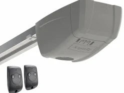 Somfy Puerta De Garaje|Puerta de garaje seccional con motor efecto ranurado NORIA
