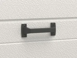 Vente-unique Puerta De Garaje|Puerta de garaje seccional motorizada efecto madera antracita PRIETA