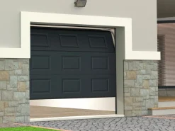 Puerta de garaje seccional motorizada antracita CAOPAS^Vente-unique New