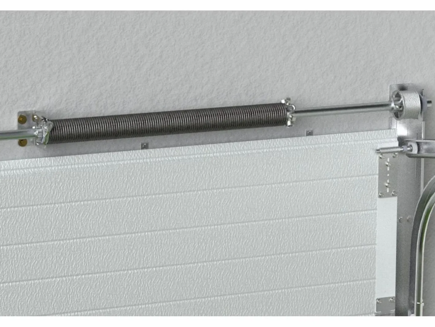 Puerta de garaje seccional motorizada efecto ranurado NORIA^Vente-unique Discount