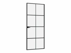 Puerta Con Marco|Puerta de interior vidrio templado y aluminio 83x201,5 cm ES660905