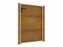 Puerta De Entrada|Puerta de jardín de acero corten de 105 x 155 cm.