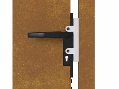 Puerta De Entrada|Puerta de jardín de acero corten de 105 x 155 cm.