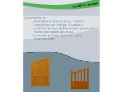 Puerta de madera 'Completa' Anchura 1 M Altura 1,60/1,80 sin manilla^GD Menuiseries Online