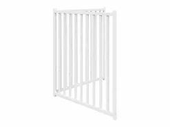Clicnbuy Seguridad Para Mascotas|Puerta de perros plegable 2 paneles madera abeto 160 cm