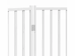 Clicnbuy Seguridad Para Mascotas|Puerta de perros plegable 2 paneles madera abeto 160 cm