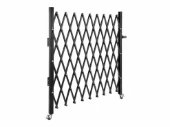 Puerta de Seguridad Plegable Individual SucceBuy, 18,5 cm de Alto x 21,5 cm de Ancho, Puerta Plegable Negro Outlet