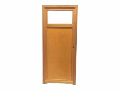 GD Menuiseries Puerta De Entrada|Puerta de Servicio de Madera 'Pagos' Modelo 200X80 Empuje Izquierdo (Dimensiones de la Mesa) sin manilla