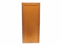Puerta de Servicio Entera en Madera Armagos, Al.200xl.90 p. derecha + Tabla Dimensiones Mango Y Cañón (ref 01245F924) sin manilla^GD Menuiseries Online