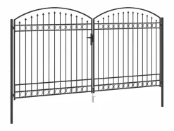 Puerta de valla Otros 400 x 200 cm Acero^ Hot