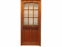 GD Menuiseries Puerta De Entrada|Puerta Entrada Madera 'Alena' 215X80 Empuje Izquierdo (Medidas Tabla) sin manilla