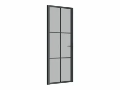Puerta Con Marco|Puerta interior de vidrio y aluminio mate 76x201,5 cm ES878423