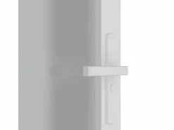 Puerta interior de vidrio y aluminio mate 83x201,5 cm ES910936 Blanco Sale