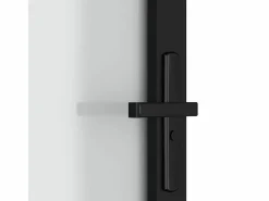 Puerta interior de vidrio y aluminio mate 83x201,5 cm ES214075^ Outlet