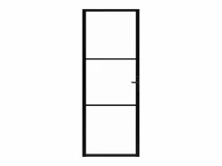Puerta Con Marco|Puerta interior vidrio ESG y aluminio 76x201,5 cm ES780526