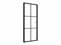 Puerta interior vidrio ESG y aluminio 83x201,5 cm ES820119^ Online