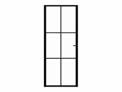 Puerta interior vidrio ESG y aluminio 83x201,5 cm ES820119^ Online