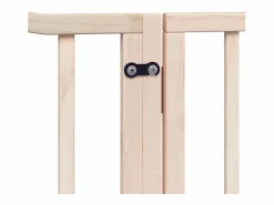 Clicnbuy Seguridad Para Mascotas|Puerta para perros plegable 6 paneles madera de álamo 480 cm