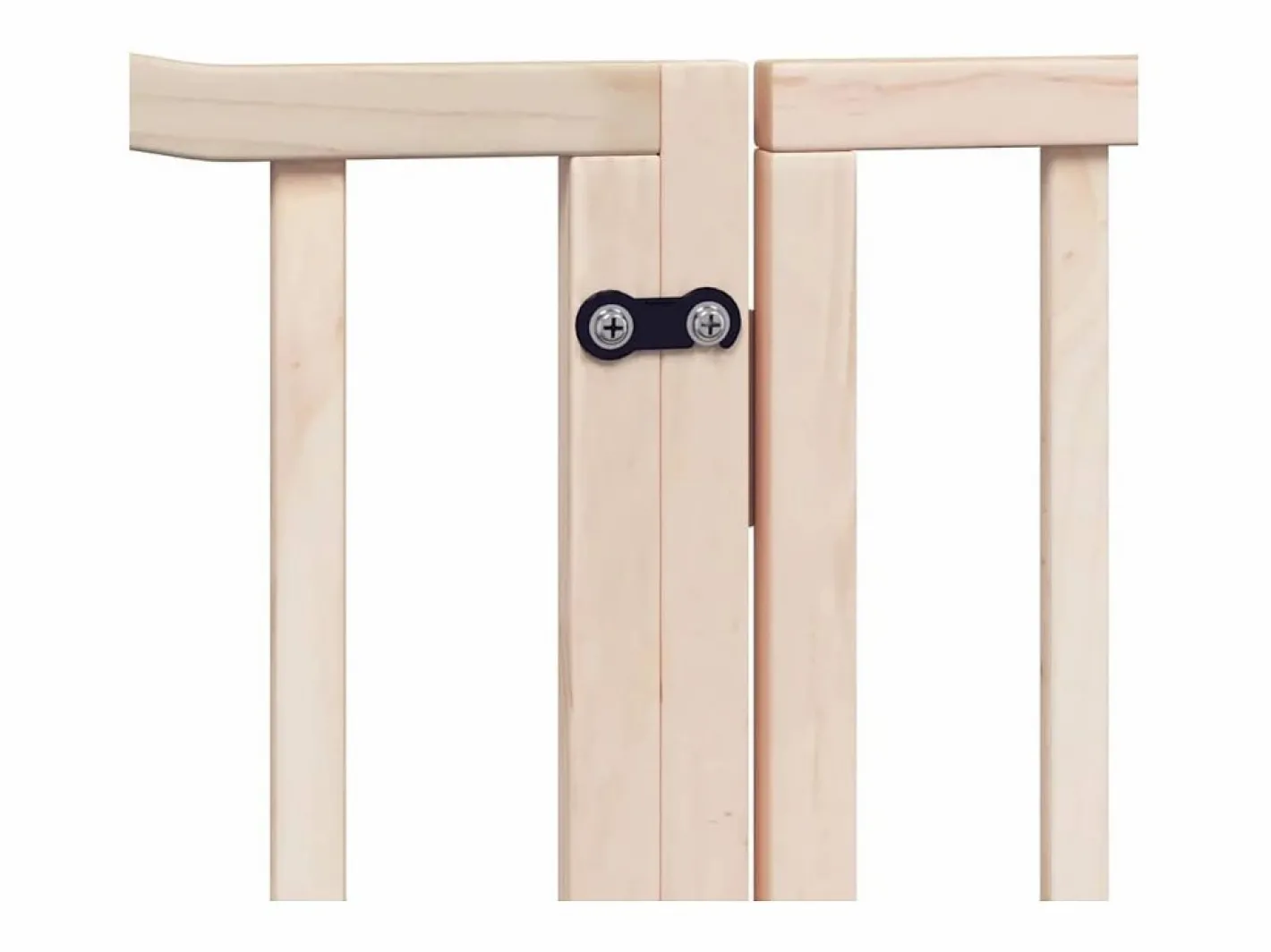 Clicnbuy Seguridad Para Mascotas|Puerta para perros plegable 6 paneles madera de álamo 480 cm