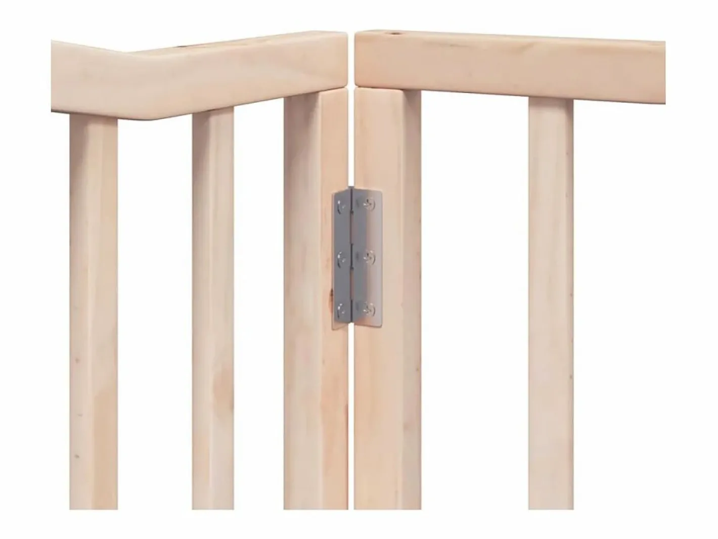 Clicnbuy Seguridad Para Mascotas|Puerta para perros plegable 6 paneles madera de álamo 480 cm