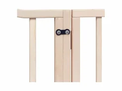 Clicnbuy Seguridad Para Mascotas|Puerta para perros plegable 8 paneles madera de álamo 640 cm