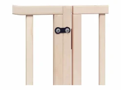 Clicnbuy Seguridad Para Mascotas|Puerta para perros plegable 8 paneles madera de álamo 640 cm