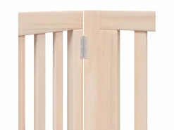Puerta para perros plegable 10 paneles madera de álamo 800 cm^Clicnbuy Outlet