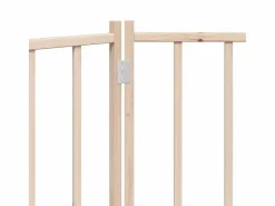 Clicnbuy Seguridad Para Mascotas|Puerta para perros plegable 2 paneles madera de abeto 160 cm