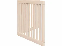Clicnbuy Puerta para perros plegable de 2 paneles, 160 cm, madera de álamo Marru00f3n Discount