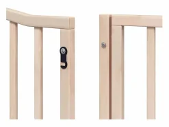 Puerta para perros plegable 12 paneles madera de álamo 960 cm^Clicnbuy Discount
