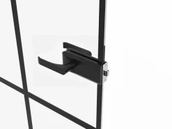 Puerta reversible de aluminio y vidrio templado sin marco - Alt. 204 x L83 cm - SEROTO^Vente-unique Hot