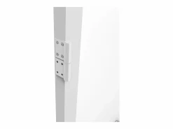 Puerta reversible de doble hoja - vidrio templado - - 2 x Al 204 x An 73 cm - LOXTON^Vente-unique Clearance