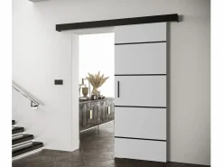 Puertas correderas Salwador IV 90x204 cm ( / Negro / Negro)^Abiks Möbel Outlet