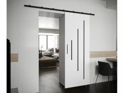 Abiks Möbel Puertas correderas Zonda Y 80x204 cm Blanco New