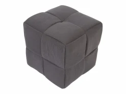 ADEC Accesorios De Almacenaje|Cesta|Puf Courdoruy diseño cuadrado 41x45x45 cm