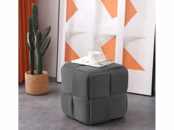 ADEC Accesorios De Almacenaje|Cesta|Puf Courdoruy diseño cuadrado 41x45x45 cm