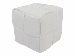 Puf Courdoruy diseño cuadrado 41x45x45 cm^ADEC Outlet