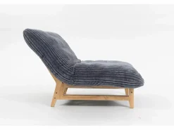 Puf Gigante Blanco de Tela Corduroy, Ergonomico con Respaldo 100x120x76 cm, para Salón y Dormitorio de Adultos^ Online