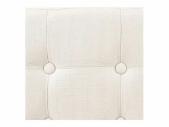 Atmosphera Puf Plegable Doble Lysandre Contemporáneo Terciopelo Tapa 76x38 cm Beige Best