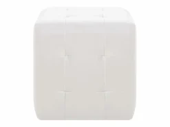 Reposapiés|Pufs 2 uds 30 x 30 x 30 cm Polipiel