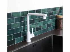 Essebagno Pure II mezclador para fregadero Blanco Discount
