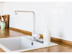 Essebagno Pure II mezclador para fregadero Blanco Discount