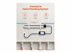 Purificador de Agua UV SucceBuy, Filtración Ultravioleta, Caudal de 3,785 l/min^ Online