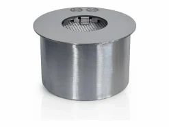 Quemador redondo para chimenea de bioetanol, acero inoxidable, 1,5 lt, diámetro 17 cm Plateado Online