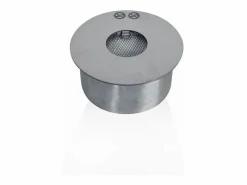 Quemador redondo para chimenea de bioetanol, acero inoxidable, 2,5 lt, diámetro 25 cm Plateado