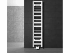 LuxeBath Toallero Eléctrico|Radiador de baño, 300 x 1800 mm, , recto con conexión central