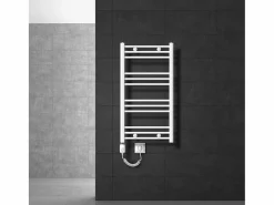 LuxeBath Toallero Eléctrico|Radiador de baño eléctrico 300W, 500 x 800 mm, , recto con conexión